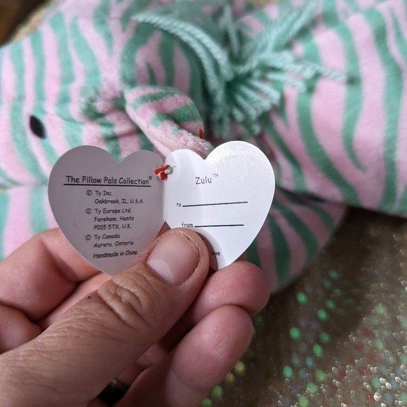 Ty pillow pal Zulu the zebra - Picture 4 of 9